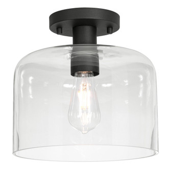 Elsa 10'' Med Base Semi-Flush BK (1|ESAC10MBBK)