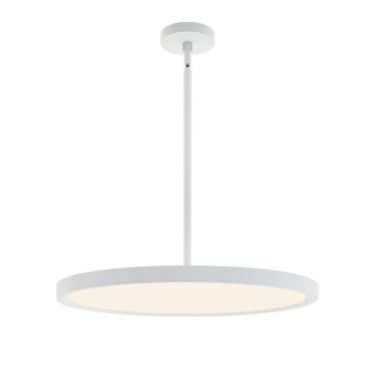 Edge Round 24'' LED Pendant 120-277V 40W 5CCT WH (1|EGRP24LAJUDWH)
