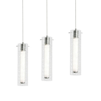Bari 3 Light Linear Pendant 120V 45W 5CCT SN (1|BRIP04LAJUDSNLNR3)