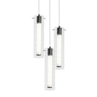 Bari 3 Light Round Pendant,120V,45W,5 CCT,BK (1|BRIP04LAJUDBKRND3)