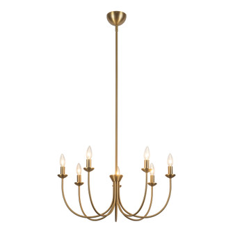 Ember 26-in Brushed Gold Chandelier (7713|CH419726BG)