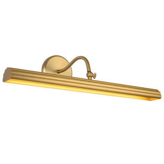 Dottie 24-in Brushed Gold Damp-Rated Dimmable LED Wall/Picture Light (7713|PL403124BG)