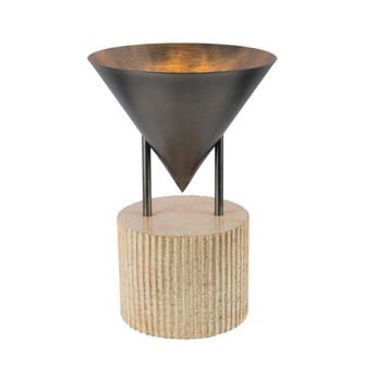 Versus 15-in Aged Steel Table Lamp (7713|TL341015STA)