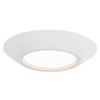 Weylo 6-in White Dimmable LED Flush Mount (461|FM5-051-WH)