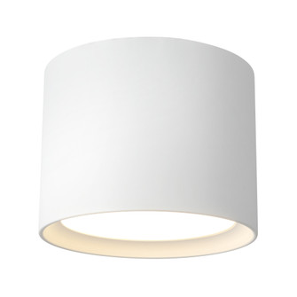 Uma 9-in White dimmable LED Semi-Flush Mount (461|SF0703209WH)