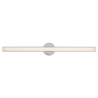 Tole 36-in Silver dimmable LED Wall Sconce (461|WS36-027-BN)