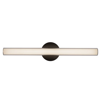 Tole 24-in Black Damp-Rated Dimmable LED Wall/Vanity Light (461|WS24-027-BK)
