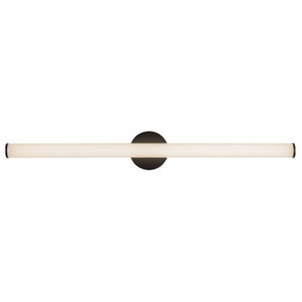 Tectra 36-in Black Damp-Rated Dimmable LED Wall/Vanity Light (461|WS36-044A-BK)