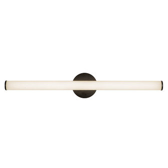 Tectra 30-in Black Damp-Rated Dimmable LED Wall/Vanity Light (461|WS30-044A-BK)