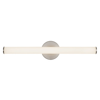 Tectra 24-in Brushed Nickel Damp-Rated Dimmable LED Wall/Vanity Light (461|WS24-044A-BN)