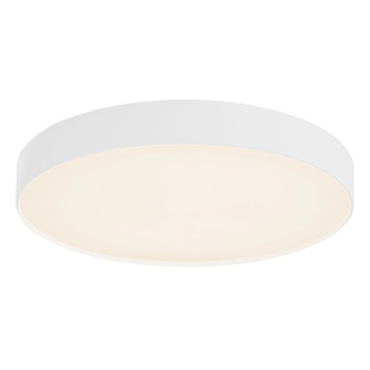 Rynn 7-in White dimmable LED Flush Mount (461|FM7-286B-WH)