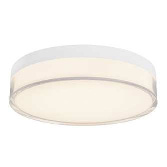 Quara 7-in White Dimmable LED Flush Mount (461|FM7-251-WH)