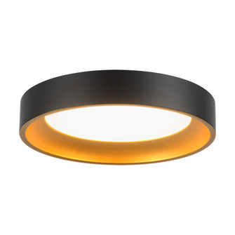 Nix 7-in Black dimmable LED Flush Mount (461|FM0702607BKGD)