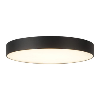 Musa 11-in Black Dimmable LED Flush Mount (461|FM0703611BK)