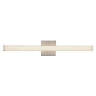 Geri 30-in Brushed Nickel Damp-Rated Dimmable LED Wall/Vanity Light (461|WS30-014-BN)