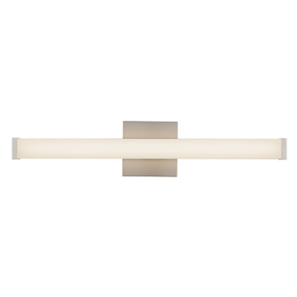 Geri 24-in Brushed Nickel Damp-Rated Dimmable LED Wall/Vanity Light (461|WS24-014-BN)
