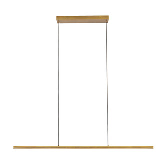 Drift 45-in Brass dimmable LED Linear Pendant (461|LP12245-VB)