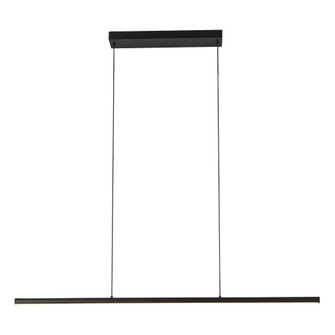 Drift 45-in Black Dimmable LED Linear Pendant (461|LP12245-BK)