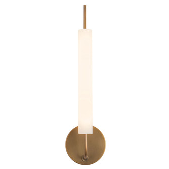 Wick 20-in Vintage Brass Dimmable LED Wall Sconce (461|WS48120-VB)