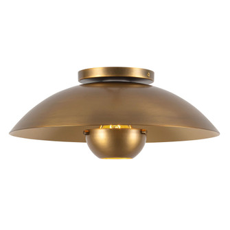 Umbra 14-in Vintage Brass Semi-Flush Mount (461|SF11914-VB)