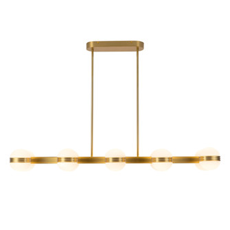 Selene 4-ft Brushed Gold Dimmable LED Linear Pendant (461|LP38148-BG)