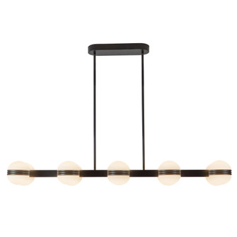 Selene 4-ft Black dimmable LED Linear Pendant (461|LP38148-BK)