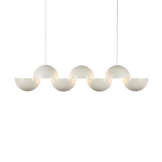 Void 41-in Pearl White Dimmable LED Linear Pendant (461|LP23241-PW)