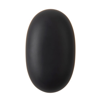 Perle 10-in Matte Black Damp-Rated Dimmable LED Wall Sconce (461|WS43710-MB)