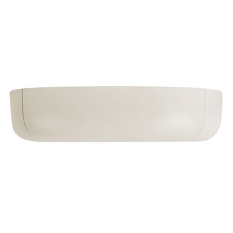 Folio 15-in White dimmable LED Flush Mount (461|FM21514-PW)