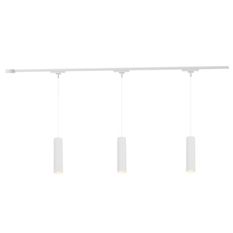 Remuda 81-in White dimmable LED Trilo Ceiling Kit (461|TR3C4-P71602-WH)