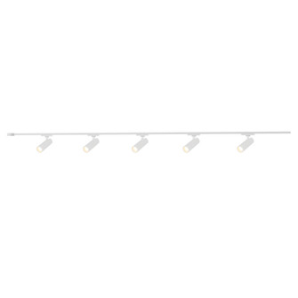 Paolo 81-in White dimmable LED Trilo Ceiling Kit (461|TR5C-S25925-WH)