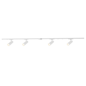 Paolo 81-in White dimmable LED Trilo Ceiling Kit (461|TR4C-S25925-WH)
