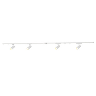 Paolo 4 Light (1-in) White dimmable 4000K LED Trilo Track Ceiling Kit (461|TR4C4-S25914-WH)