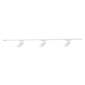 Paolo 81-in White dimmable LED Trilo Ceiling Kit (461|TR3C4-S25925-WH)