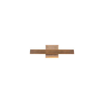 Galleria 15-in Brass dimmable LED Wall Sconce (461|WS10415-VB)