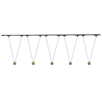 Faria Double 81-in Gold dimmable LED Trilo Ceiling Kit (461|TR5C-P27203-BG)