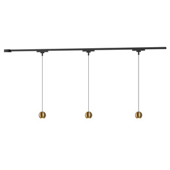 Faria 38-in Gold dimmable LED Trilo Ceiling Kit (461|TR3C4-P26903-BG)