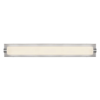 Charleston 31-in Silver dimmable LED Bathroom Vanity Light (461|VL7530-CH)
