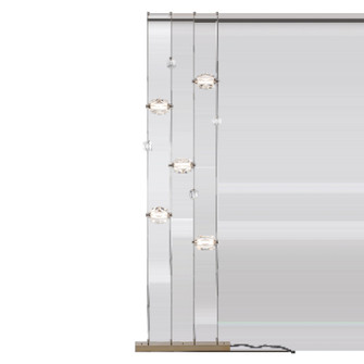 Gatsby 5-Light Floor to Ceiling Plug-In LED Lamp (65|289470-LED-STND-85-CR)