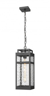 Ridgeway - 1 Light - 7 inch - Matte Black - Coastal Outdoor Pendant (3442|9953-1H-BK-20-WG)