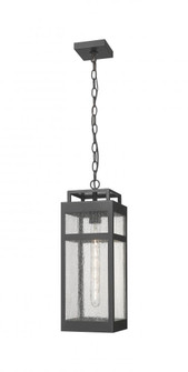 Ridgeway - 1 Light - 7 inch - Matte Black - Coastal Outdoor Pendant (3442|9953-1H-BK-20-SDY)