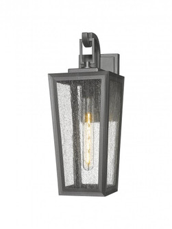 Madison - 1 Light - 8 inch - Matte Black - Coastal Outdoor Sconce (3442|9952-1W-BK-17-SDY)