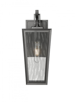 Madison - 1 Light - 7 inch - Matte Black - Coastal Outdoor Sconce (3442|9952-1W-BK-14-WG)