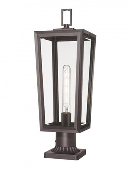 Madison - 1 Light - 8 inch - Bronze - Chain Hung - Coastal Outdoor Post Lantern (3442|9952-1PLT-BZ-23-CL)
