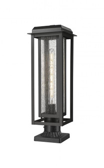 Mansfield - 1 Light - 20 inch - Matte Black - Coastal Outdoor Post Lantern (3442|9951-1PLT-BK-20-CG-BK-SDY)