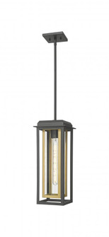 Mansfield - 1 Light - 8 inch - Black - Coastal Outdoor Pendant (3442|9951-1H-BK-19-CG-BR-CL)