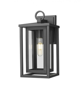 Ashland - 1 Light - 8 inch - Matte Black - Coastal Outdoor Sconce (3442|9950-1W-BK-14-CL)