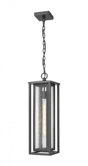 Ashland - 1 Light - 7 inch - Matte Black - Coastal Outdoor Pendant (3442|9950-1H-BK-23-SDY)