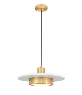 1 Light Pendant (276|829P16-MW-MGLD-LED)