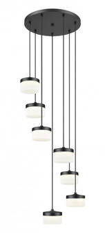 7 Light Chandelier (276|827P6-7R-MB-LED)
